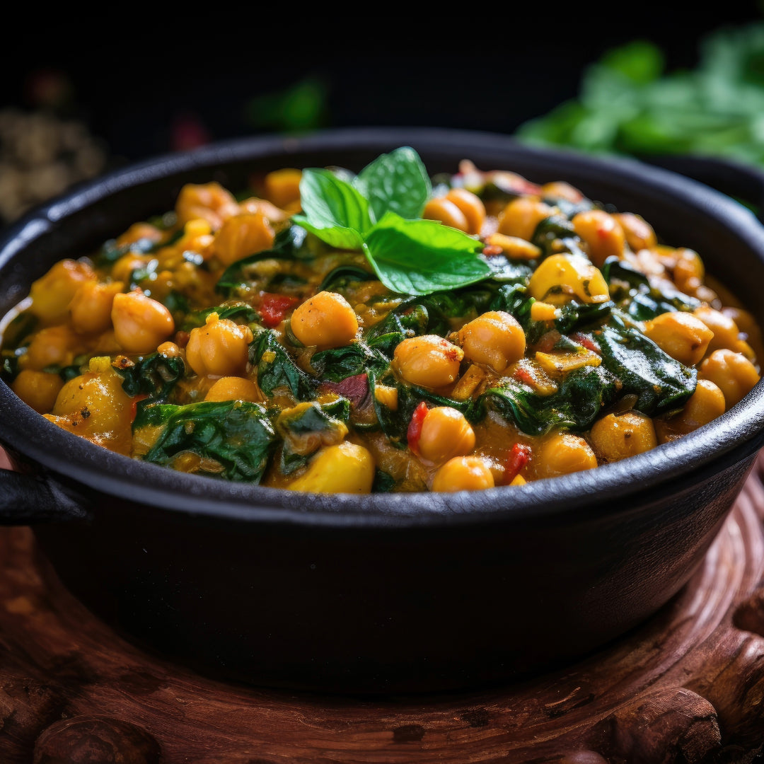 Chickpea and Spinach Curry