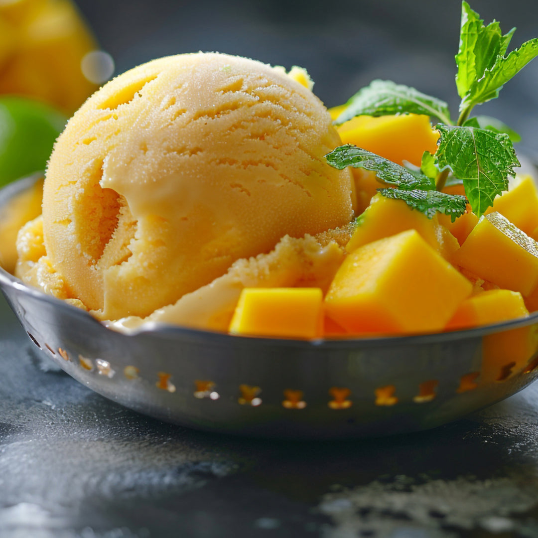 Refreshing Mango Lime Sorbet Recipe