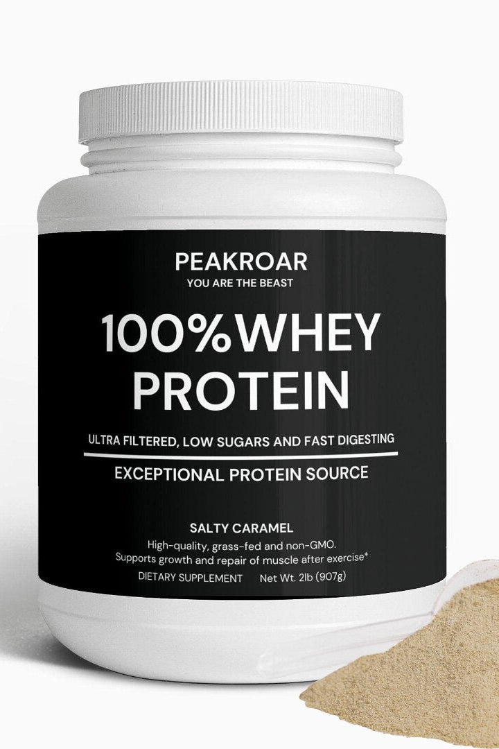 100% ISOLATE WHEY PROTEIN SALTY CARAMEL - PeakRoar