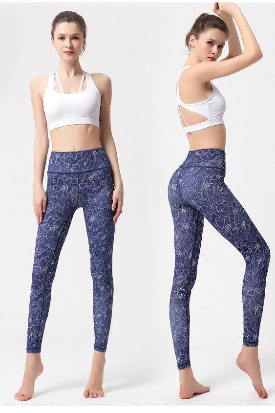 HIGH-WAISTED YOGA LEGGINGS - PeakRoar